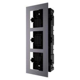 SFI-VIMOD-BF3 Platine et boîtier encastré Spécifique pour les portiers vidéo Safire Compatible avec les modules Safire pour 3 modules Boîte en plastique Platine fabriqué en aluminium