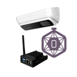 SFI-KITCOMPTAGEPERSOEX Kit de contrôle d'affluence Caméra IPCOUNT-3D-EXT-0280 pour extérieur et interieur Mini PC Linux avec logiciel de contrôle d´affluence Contrôle d'affluence en temps réel Plusieurs viseurs sur différents dispositifs Système multica