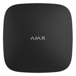 AJA-HUB-B Ajax - Centrale sans fil double voie GPRS/LAN - Bidirectionnel - Certificat de grade 2 - Protocole Jeweller 848MHz - Antenne interne espace libre 2000 m - Supervision depuis 12 s - Tamper anti-ouverture - Anti-inhibition - Batteri