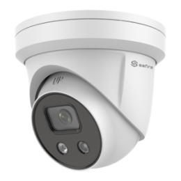 SFI-IPT838WHA-4U-AI Caméra IP Eyeball 4 Megapixel 1/2.7" Capteur Ultra Low Light Compression H.265+ / H.265 Objectif 2.8 mm / WDR / IR 30m mm Dispositifs de dissuasion pour flash et haut-parleur Truesense: Filtre de fausses alarmes