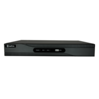 Enregistreur 5n1 Safire H.265 Pro+ 16 CH HDTVI / HDCVI / AHD / CVBS / 2 IP 4Mpx Lite HDTVI /1080p (12FPS) Sortie HDMI 4K, VGA et BNC (CVBS) Contrôle PTZ (RS485/Coaxial) Alarmes (4/1) | 1 CH audio / 2 HDD