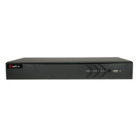 Video-enregistreur 5n1 Safire - 4 CH HDTVI / HDCVI / AHD / CVBS / 1 IP - 1080PLite/720P (25FPS) - Ne disposs pas d´alarmes | 1 CH audio - Sortie HDMI Full HD et VGA - Support 1 disque dur