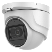 Caméra dôme Safire Gamme ECO Sortie 4 en 1 2 Mpx high performance CMOS Objectif 2.8 mm | Portée IR 30 m Audio via câble coaxial Étanche IP67