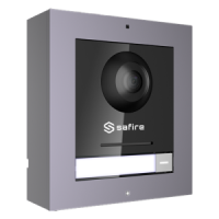 Portier vidéo Safire IP Caméra 2Mpx Audio Bidirectionnel Monitorisation au travers d´ APP portable Apte pour extérieur IP65 Montage en surface inclus