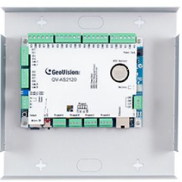 GEO-GV-AS2120 Centrale de contrôle d'accès 4 lecteurs Communication IP Native Alimentation POE en petit coffret metal