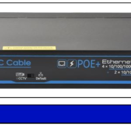 EBC-S40433-B0 Switch 60W- 4×1Gbps/POE+ & 2×1Gbps