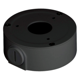 VDO-PFA134-B Boite de connexions - Pour caméras dôme - Convient pour une utilisation en extérieur - Installation dans un plafond ou un mur - Aluminium et acier galvanisé - Passage de câble