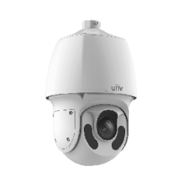 UNV-IPC6222ER-X30P-B Caméra Dôme PTZ IP-HD Blanche  Capteur 1/3" CMOS 2 MP  Résolution Max 1920x1080px  Zoom optique 30x (4,5~135mm)  Infrarouge Max 150 mètres  Ultra .265/H264/MJPEG  WDR 120dB  IP66  Alarme  AC24V ou POE 60W  Temp. -40° à +65 Garanti