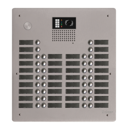 EVI-GTV62/436 Platine aluminium HAUT-RISQUE audio/vidéo  (GB2)  36 boutons 4 rangées