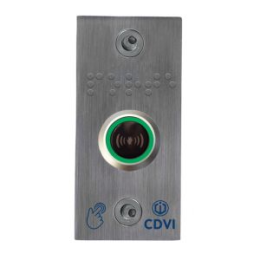 CDV-BPIR Commande infrarouge avec plastron inox 38x80