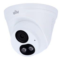 UNV-IPC3614LE-ADF28KC-WL Caméra IP 4 Mégapixel - Gamme Easy - 1/2.8" Progressive Scan CMOS - Objectif 2.8 mm - Portée IR 30 m Portée lumière blanche 30 m ColorHunter - Interface WEB, CMS, Smartphone et NVR