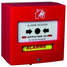 NTR-4713R1-RF2 Déclencheur Manuel RADIO Rouge etanche