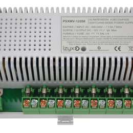IZX-PSXMV-12058 Module alimentation PSXMV 10M 8 voies 230V AC / 12V DC (12-14V) / 5A
