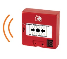 FIN-BBG0001-FIN01-B Déclencheur manuel Radio pour Type 4 RLP
