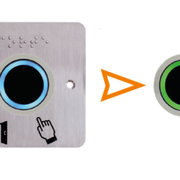 IZX-IRS38P231 Capteur IR diam. 38 mm 12/24V DC Halo bleu/vert Rel. temporisé + SSP231