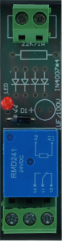 IZX-RMD12AC1 module relais rail din 1 relais 12vac inverseur co/no/nf pouvoir de coupure max. 250vac / 10a - 30vdc / 10a