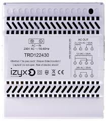 IZX-TRD122440 Transformateur rail din 230v ac / 12/24v ac / 40 va (3,3/1,65a) - 5 modules
