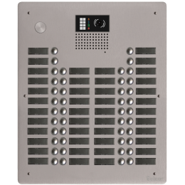 EVI-GTV62/444 Platine aluminium HAUT-RISQUE audio/vidéo  (GB2)  44 boutons 4 rangées