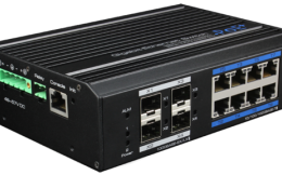 EBC-S45834-B0 Switch industriel 150W- L2 - 1×1Gb/POE++ & 7×1Gb/POE+ & 4×SFP