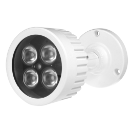 VDO-IR40 Projecteur Infrarouge de portée 40m - Illumination par LEDs - 850nM, 60° d´ouverture - 48 leds Ø6 - Inclus cellule photo-contrôle - 130 (Pr) x 60 (Ø) mm