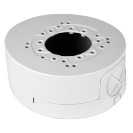 VDO-SP941B-BOX Boite de connexions - Pour caméras dôme - Adapté pour une utilisation extérieure - Installation dans un plafond ou un mur - Couleur blanche - Passage de câble