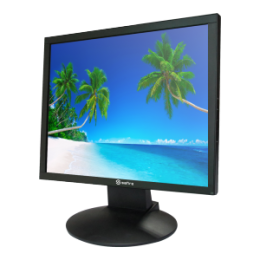 SFI-MNT19BNC Écran SAFIRE LED 19" Conçu pour la vidéosurveillance 24/7 HDMI, VGA, BNC et Audio Résolution 1280x1024 Hauts-parleurs intégrés Support VESA 75x75 mm