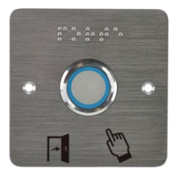 IZX-SS25PMRP225 Bouton p. PMR acier inox d=25 mm Halo B/V et buzzer Relais temporisé + SSP225