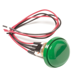 CDV-BNONFCHOCCAB Bouton Poussoir No/Nf Choc Vert + Câbles