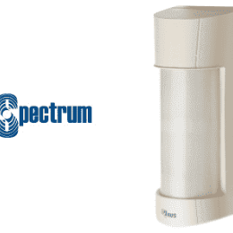 AVS-SPECTRUMDTAM Detecteur double technologie IR + hyper exterieur avec antimasque 12 metres 100°
