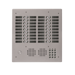EVI-UHRCL4036 Platine aluminium HAUT-RISQUE audio 36 appels 4 rangées avec clavier
