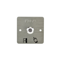 IZX-SS19W12P201 Bouton poussoir acier inox d=19 mm Halo blanc 12V AC/DC Contact NO+NC (V)+SSP201