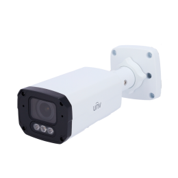 UNV-IPC2324SE-ADZK-WL-I0 Caméra IP 4 Megapixel - Gamme Prime - Objectif motorisé AF 2.8~12 mm / WDR - LED IR portée 30 m LED + Lumière blanche portée 30m ColorHunter Audio et alarmes - Algorithme IA | évite les fausses alarmes - Interface WEB, CMS, Smartp