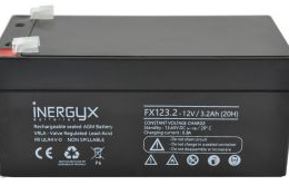 BAT-BAT12V3V0 Batterie rechargeable VRLA 12V / 3,2 Ah - Bac FR UL94 V-0 - 134 x 67 x 62/67 mm