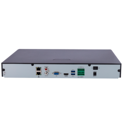 UNV-NVR502-08B-P8 Enregistreur NVR pour caméra IP Gamme Prime 8 CH vidéo / 8 ports PoE Résolution maximale 8Mpx Bande passante 320 Mbps Supporte 2 disques durs