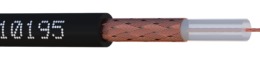 EBC-110195-C1 CABLE Vidéo KX6A noir en couronne de 100m Couverture Cuivre A85%