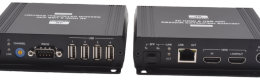 EBC-S15018-BK Kit Deport  HDMI/KVM/USB2/IR/AUDIO/RS232 4K Emetteur+Recepteur