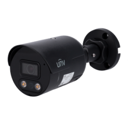 UNV-IPC2128SB-ADF28KMCI0B Caméra IP 8 Megapixel  couleur noir- Gamme Prime - Objectif 2.8 mm / WDR - Portée des LED IR 30 m | Dissuasion active - Algorithme IA | évite les fausses alarmes - Interface WEB, CMS, Smartphone et NVR