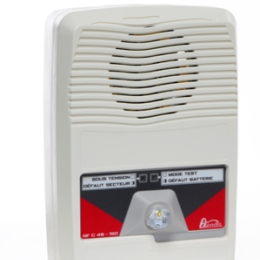 AXD-11575 Bloc d'alarme autonome sonore à message préenregistré et lumineux New SATELLITE  BAASL SA ME