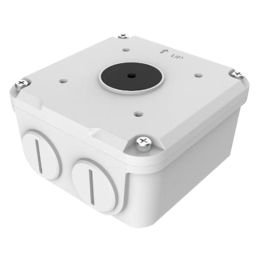 UNV-TR-JB06-A-IN Boite de connexions - Pour caméras bullet - Convient pour une utilisation en extérieur - Installation dans un plafond ou un mur - Couleur blanche - Passage de cable
