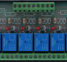 IZX-RMD128 module relais rail din 8 relais 12vdc inverseur co/no/nf pouvoir de coupure max. 250vac / 10a - 30vdc / 10a