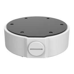 UNV-TR-JB04-C-IN Boite de connexions - Pour caméras dome - Convient pour une utilisation en extérieur - Installation dans un plafond ou un mur - Couleur blanche - Passage de cable