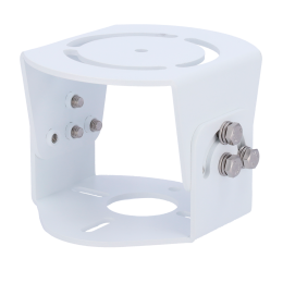 UNV-TR-UV06-C-IN Support de poteau - Pour caméras 2D - Convient pour un usage extérieur / intérieur - Couleur blanche