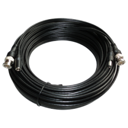 VDO-COX30 Câble coaxial combiné - RG59 + DC - vidéo /Alimentation - Connecteur BNC (mâle à mâle) et DC (mâle à femelle) - 30 m