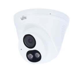 UNV-IPC3612LE-ADF28KC-WL Caméra IP 2 Mégapixel - Gamme Easy - 1/2.8" Progressive Scan CMOS - Objectif 2.8 mm - LED à lumière blanche ColorHunter - Portée 30 m - Interface WEB, CMS, Smartphone et NVR