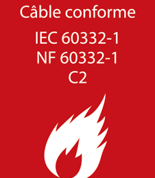 IZX-BS400S4 Contact electromecanique a bille - inverseur en abs - cable 4m