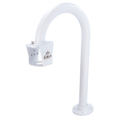 UNV-TR-CM06-C-IN Support mural - Pour dômes motorisés - Convient pour une utilisation en extérieur et en intérieur - Couleur blanche - Passe-câble