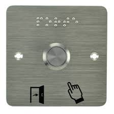 IZX-SS19NOP201 Bouton poussoir acier inox d=19 mm Contact NO (V) + SSP201