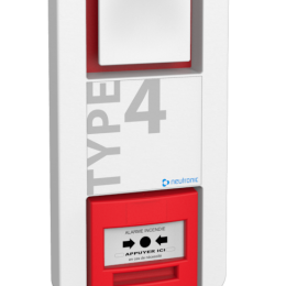 NTR-TT4P Tableau d'alarme incendie TYPE 4 à pile Gamme Tesla  NEUTRONIC