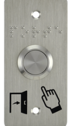 IZX-SS19NOWP101 Bouton poussoir acier inox d=19 mm Contact NO (F) + SSP101