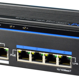 EBC-S43422-B0 Switch industriel 60W- 4x100Mb POE + + 1x100Mb + 1SFP
